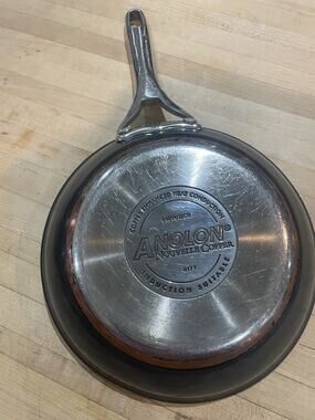 Anolon Nouvelle 5 Ply Copper Core Induction Suitable Skillet Frying Pan 8.5 Inch